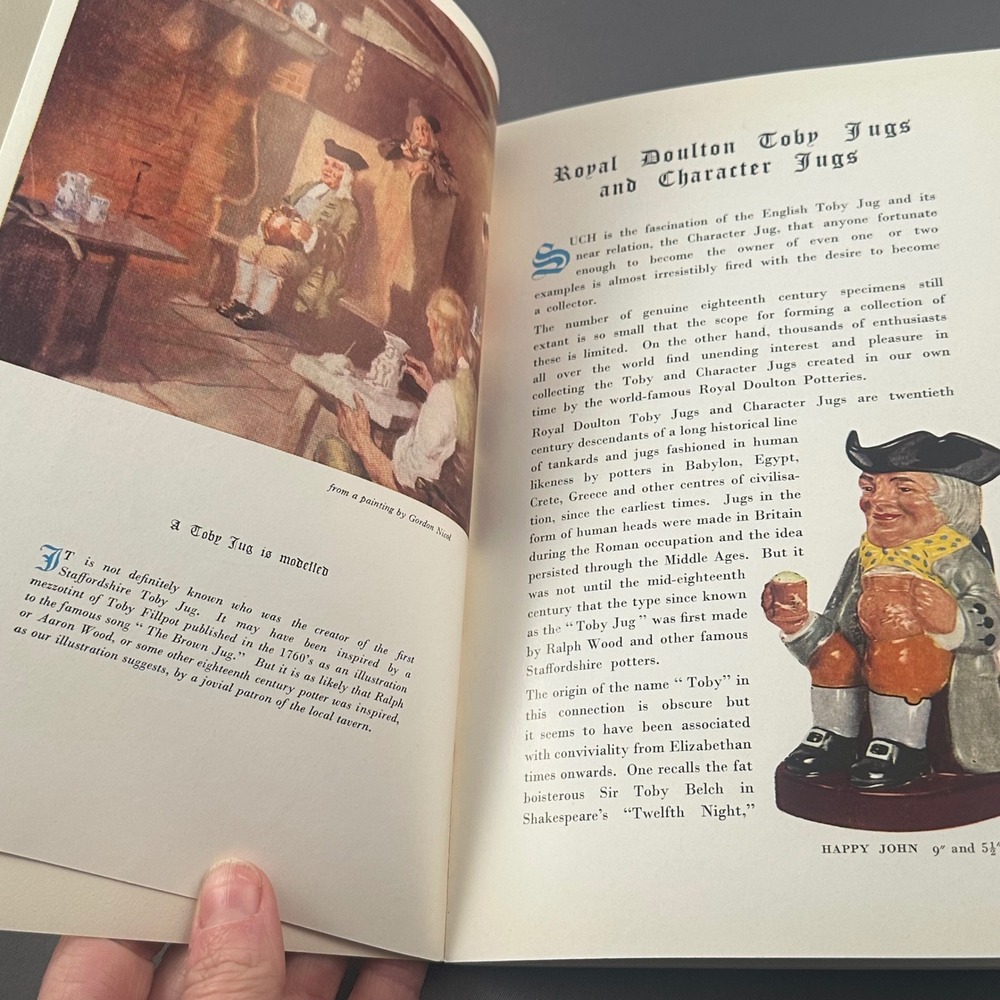 Royal Doulton Collectors Book No 5 Character and Toby Jugs Vintage Guide - Picture 6 of 9